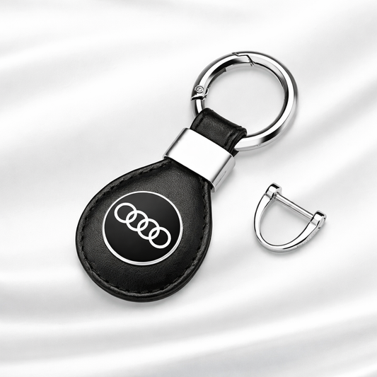 Луксозен кожен ключодържател Audi – стил и здравина