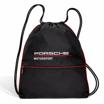 Чанта Porsche Motorsport тип мешка – Спортна Gym Bag с джоб и връзки