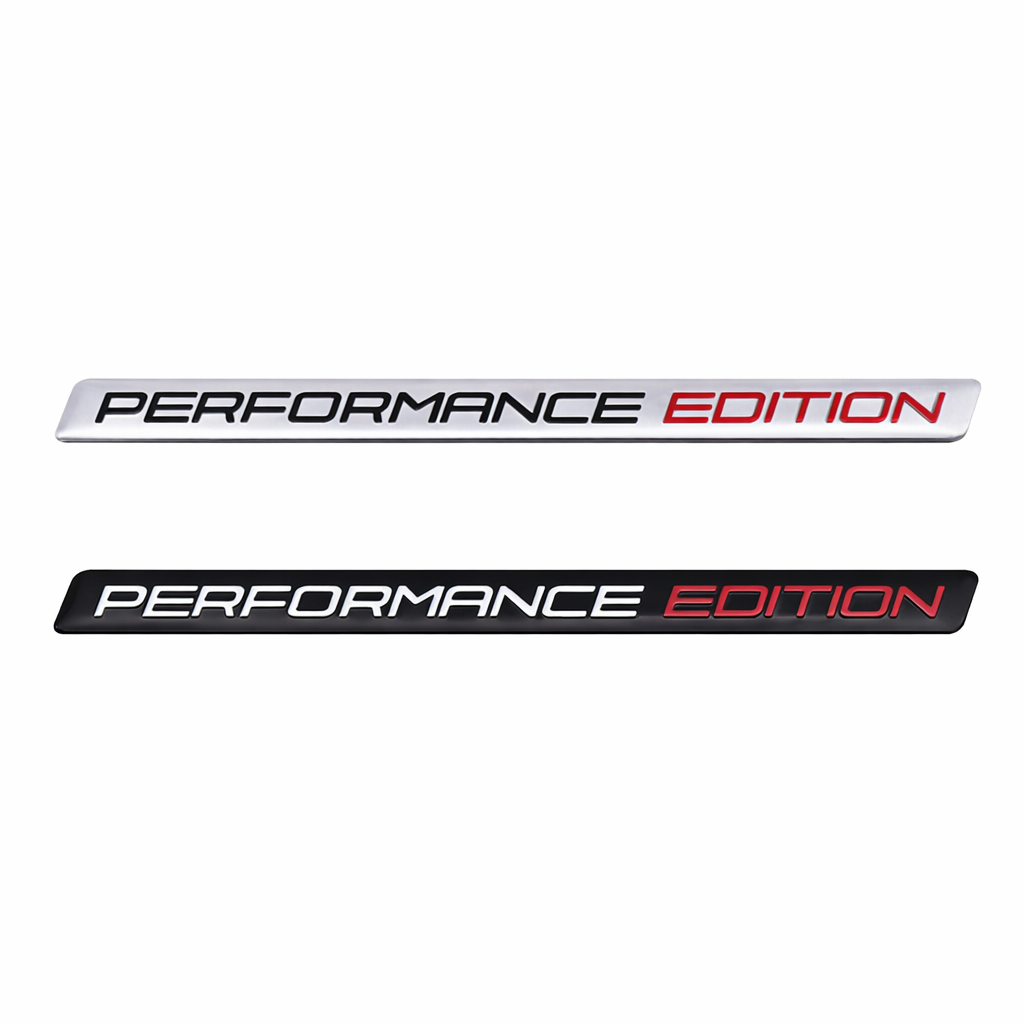 Performance Edition емблема 10.6×0.8 см – алуминиев спортен