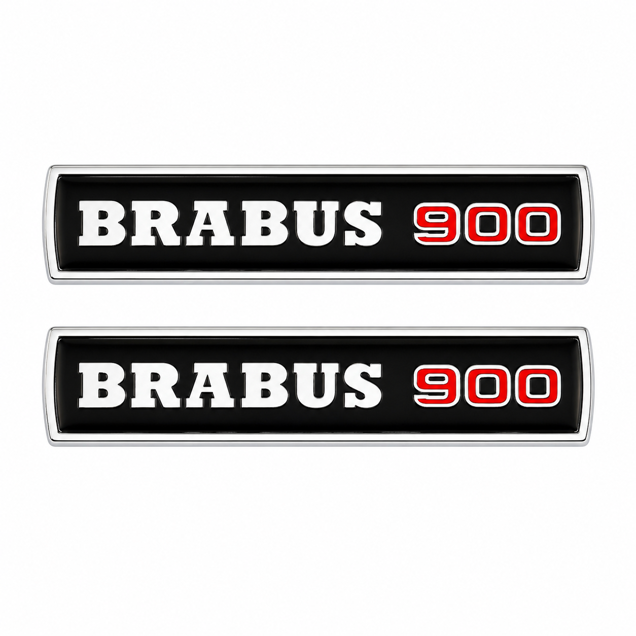 Алуминиева емблема BRABUS 700 / 800 / 900 лепяща 77x16 мм Brabus 900