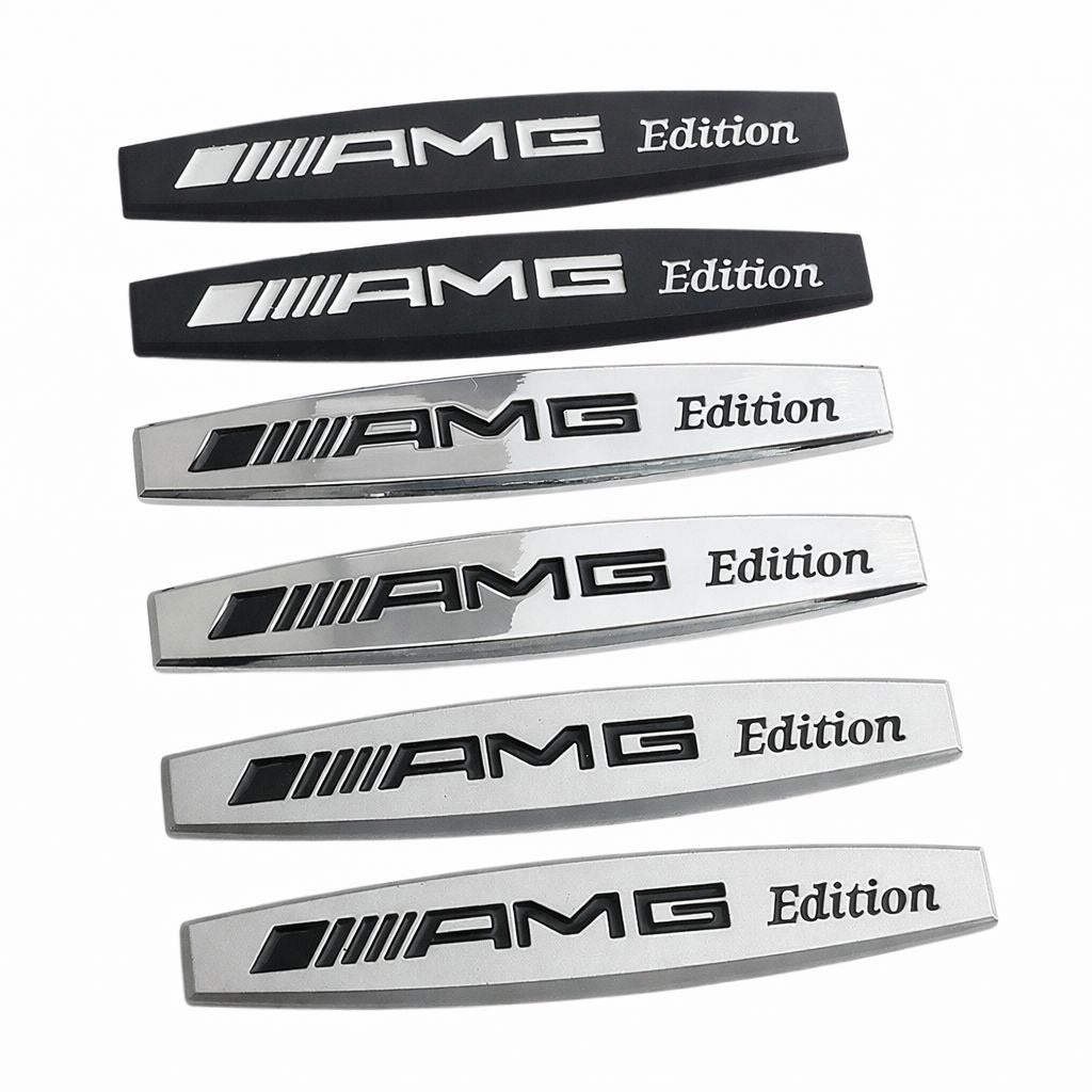 Алуминиева емблема AMG Edition за калник 100x20 мм лепяща