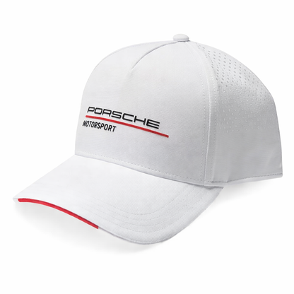 Спортна шапка Porsche Motorsport – черна с червени детайли БЯЛ
