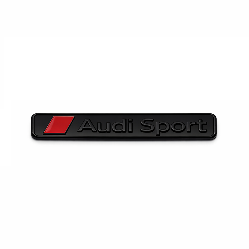 Audi Sport емблема 13.4×3.9 см – за автомобил 4