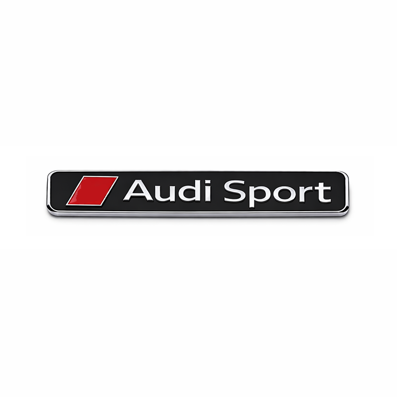Audi Sport емблема 13.4×3.9 см – за автомобил 3