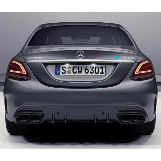 Емблема Mercedes C-Class за Заден Капак Сребрист хром