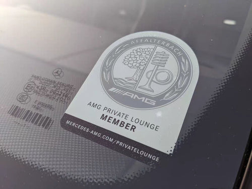 Декоративен стикер Mercedes-AMG Affalterbach Private Lounge за стъкло