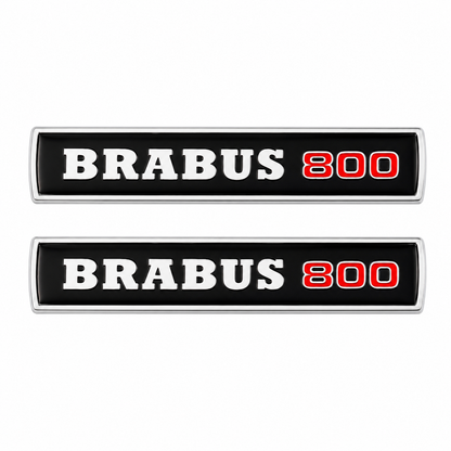 Алуминиева емблема BRABUS 700 / 800 / 900 лепяща 77x16 мм Brabus 800