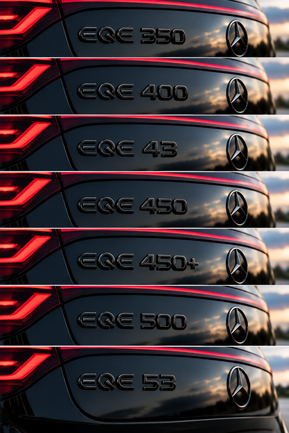 Емблеми за багажник Mercedes EQE – 350, 400, 43, 450, 450+, 500 и 53