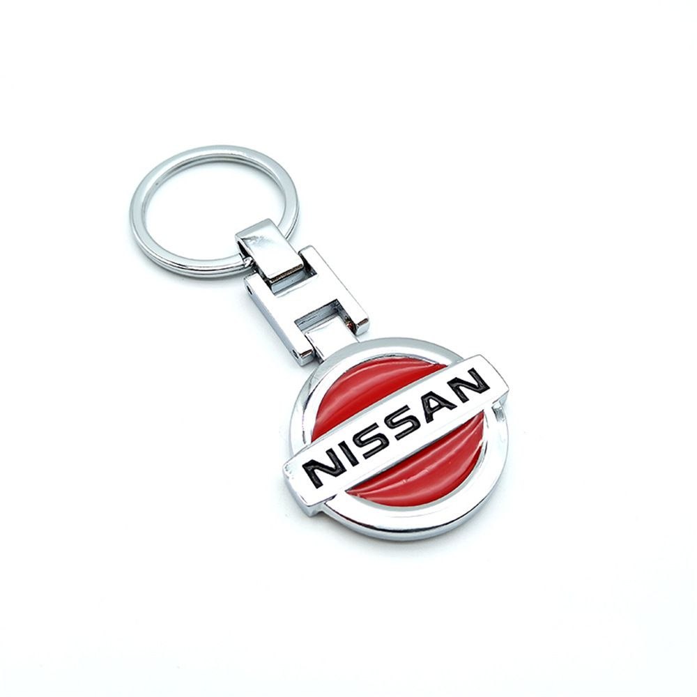 Метален ключодържател NISSAN ЧЕРВЕН