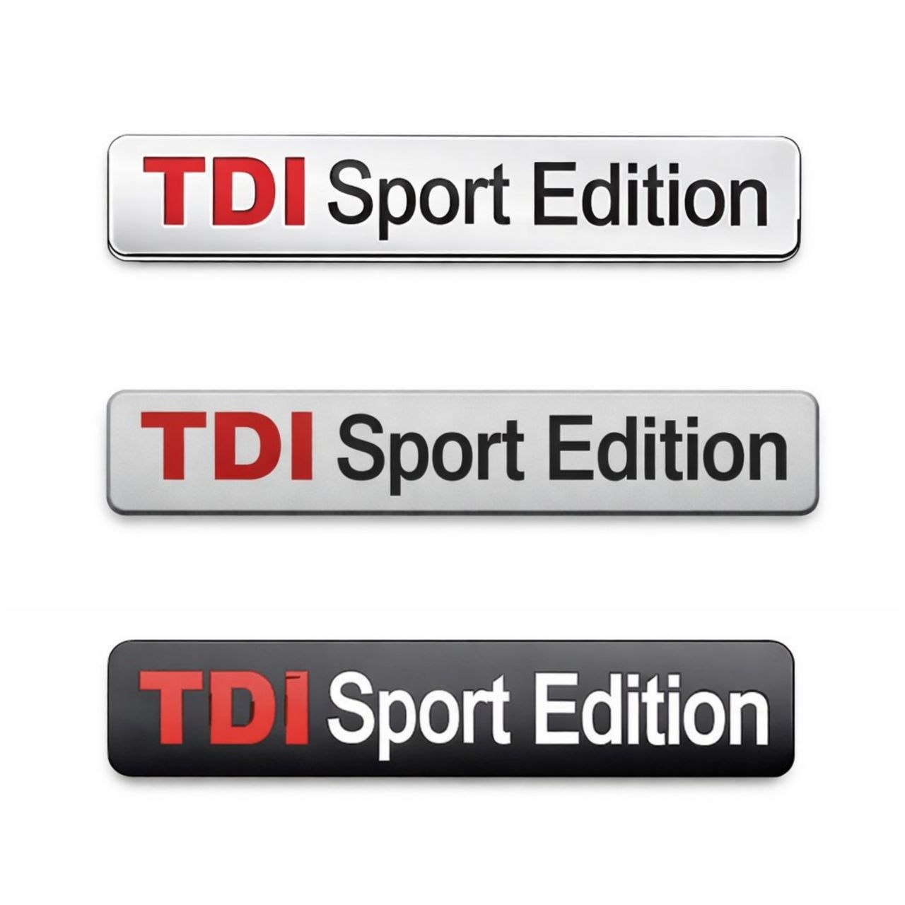 TDI Sport Edition Емблема за Автомобил – Хром / Мат / Черна