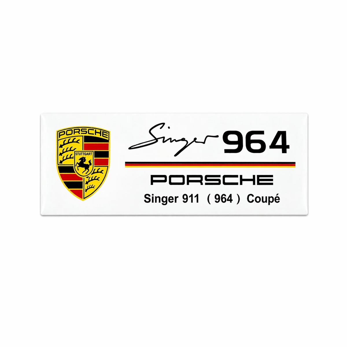 Декоративна автомобилна табелка Porsche – стилен дизайн 2