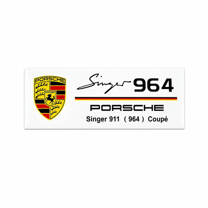 Декоративна автомобилна табелка Porsche – стилен дизайн 2