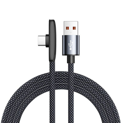 Кабел за телефон USB-C към USB-C 100W – 1 метър, текстилна оплетка, бързо зареждане 100w кабел 1м USB to Tupe-c
