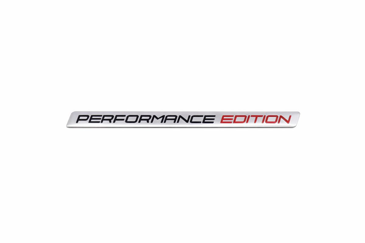 Performance Edition емблема 10.6×0.8 см – алуминиев спортен