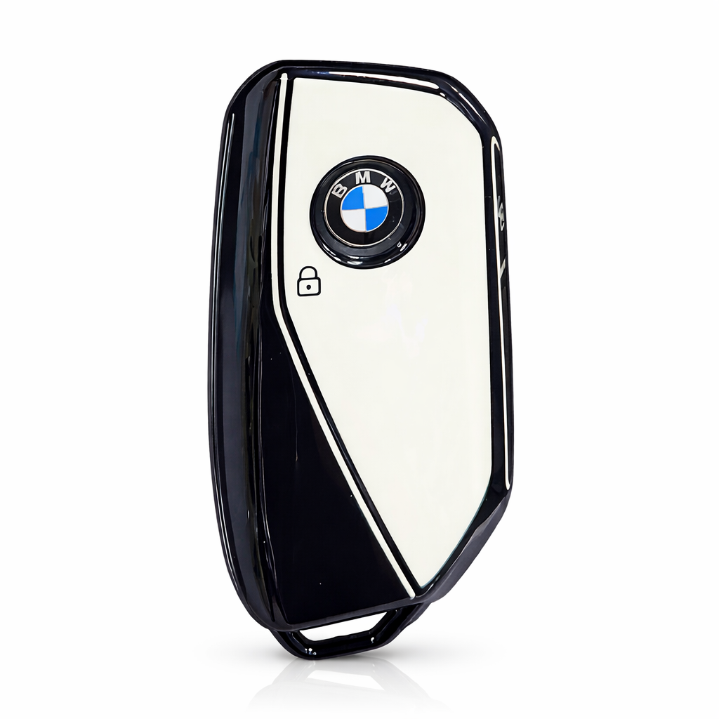 Калъф за Ключ BMW – Soft Touch TPU (Серия 2/4/5/7, X1/X5/X6/X7, i5/i7) БЯЛ