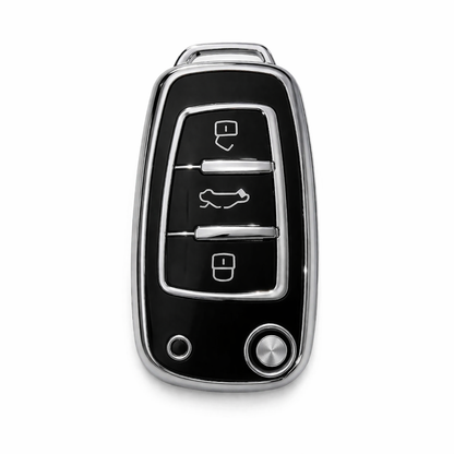 Луксозен Калъф за Ключ Audi – Хром Дизайн / Пълна Защита