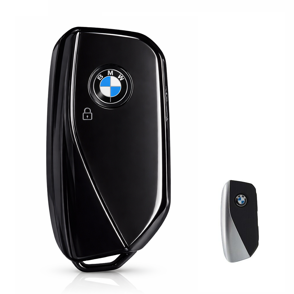 Калъф за Ключ BMW – Soft Touch TPU (Серия 2/4/5/7, X1/X5/X6/X7, i5/i7) ЧЕРЕН