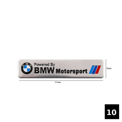 Алуминиеви емблеми BMW M / Motorsport / Performance 10