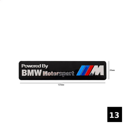 Алуминиеви емблеми BMW M / Motorsport / Performance 13