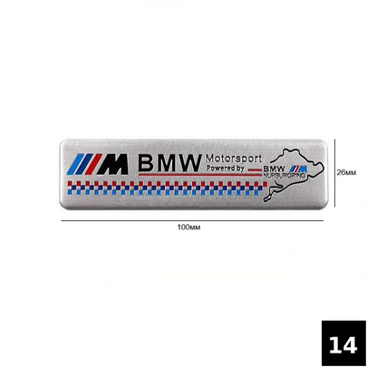 Алуминиеви емблеми BMW M / Motorsport / Performance 14