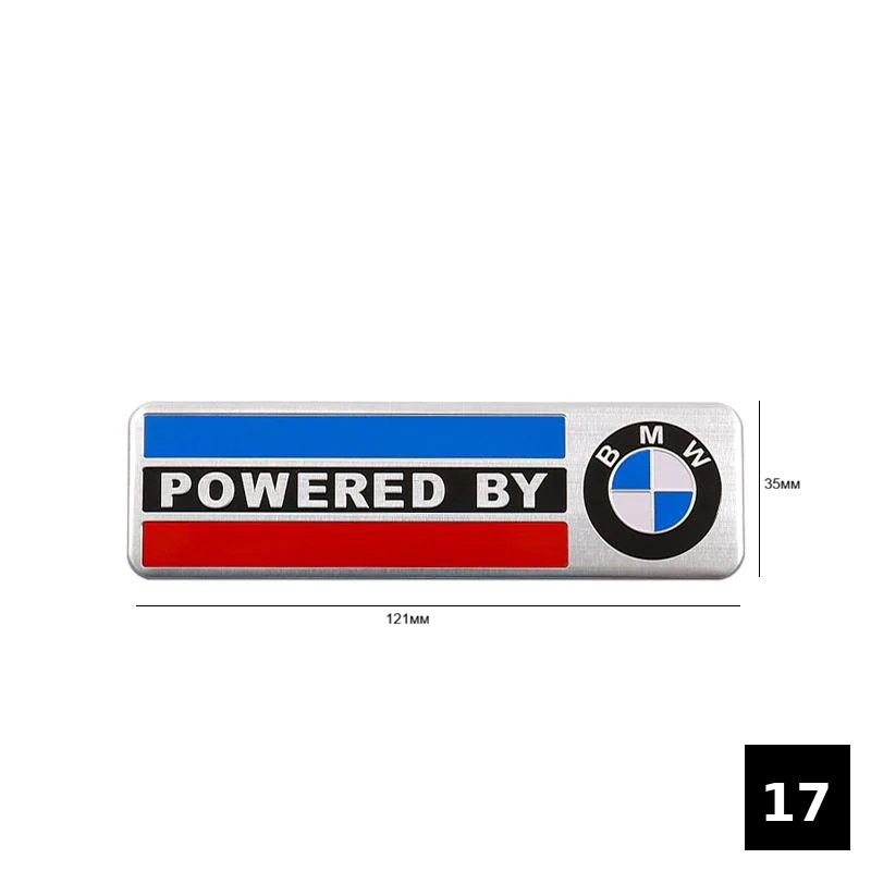 Алуминиеви емблеми BMW M / Motorsport / Performance 17