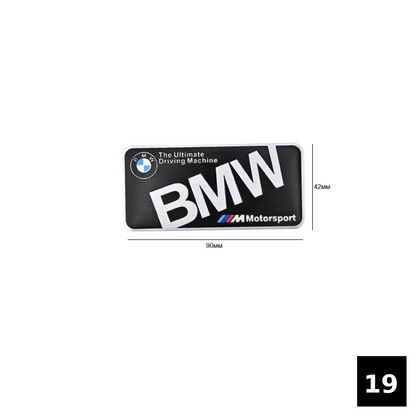 Алуминиеви емблеми BMW M / Motorsport / Performance 19
