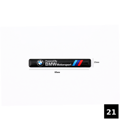 Алуминиеви емблеми BMW M / Motorsport / Performance 21