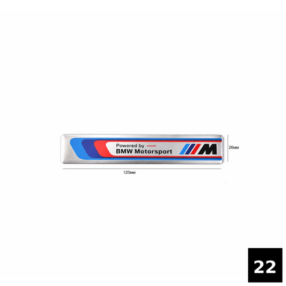 Алуминиеви емблеми BMW M / Motorsport / Performance 22