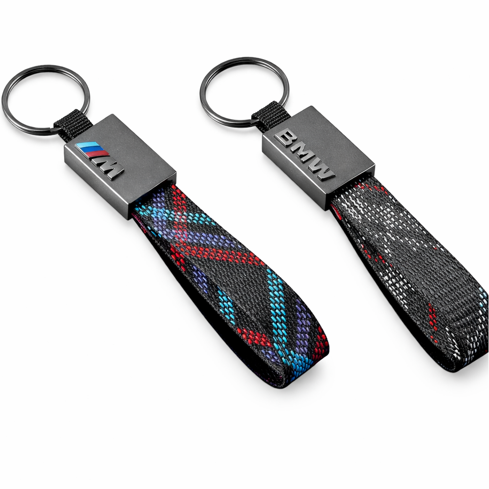BMW M Ключодържател – Текстилен Спортен Дизайн