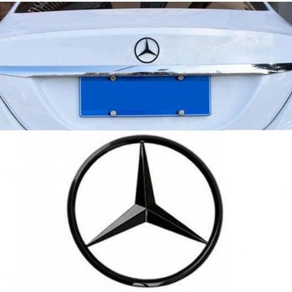 Задна емблема 70мм - 90мм за Mercedes – 3 цвята, стилен дизайн
