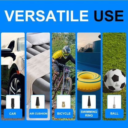 Компактен и преносим въздушен компресор на батерия