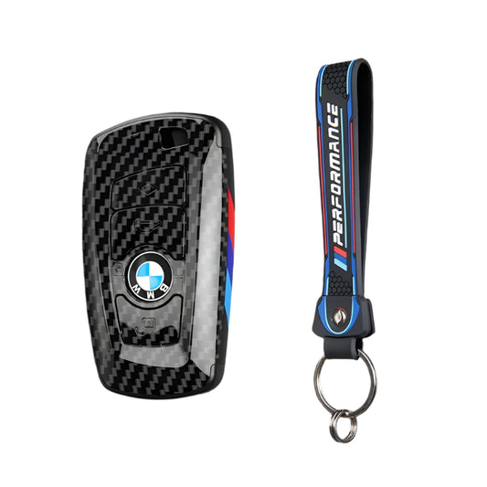 Карбонов калъф за ключ BMW с ключодържател B