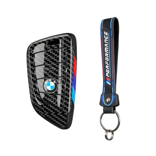 Карбонов калъф за ключ BMW с ключодържател A