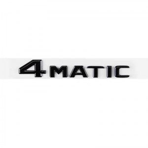 Емблема 4 MATIC задна лепяща ЧЕРЕН