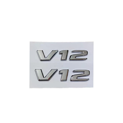 Емблема V12 за Mercedes-Benz – Черна или Хром