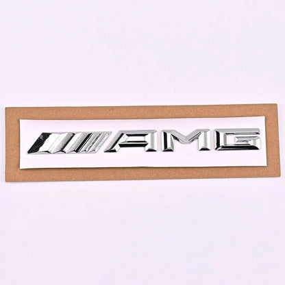 Емблема AMG заден капак Mercedes 2012-2022 Сив хром