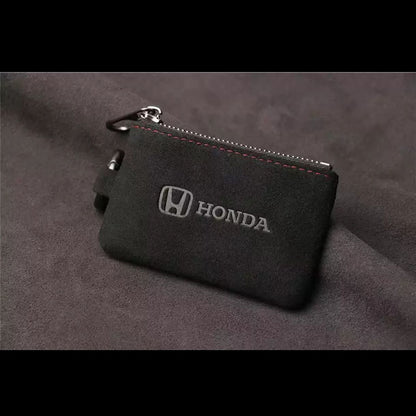 Калъф за ключ HONDA от алкантара – компактен и стилен