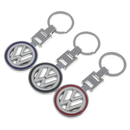 Метален ключодържател Volkswagen VW с въртяща се емблема