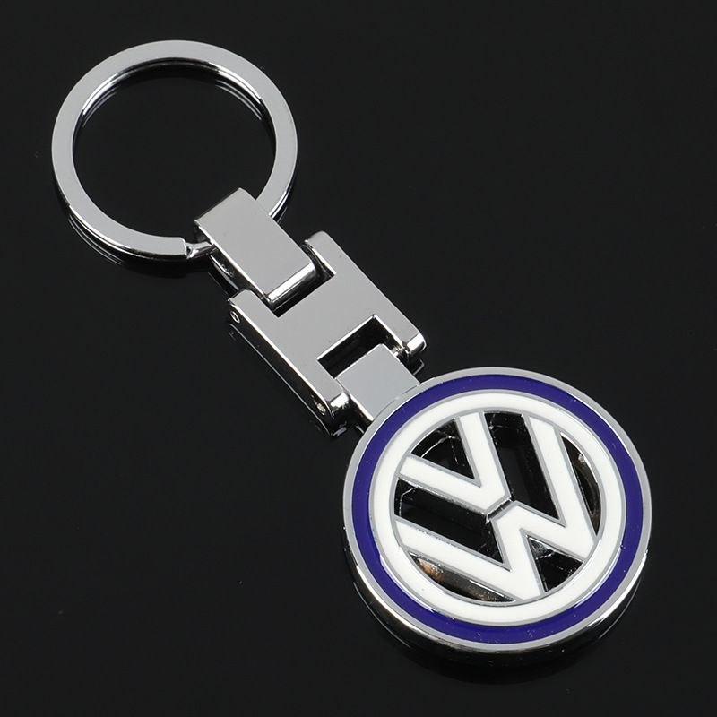 Метален ключодържател Volkswagen VW с въртяща се емблема СИН