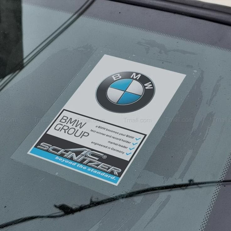 Декоративен стикер за предно стъкло – BMW / Mercedes-Benz / Audi / Volkswagen