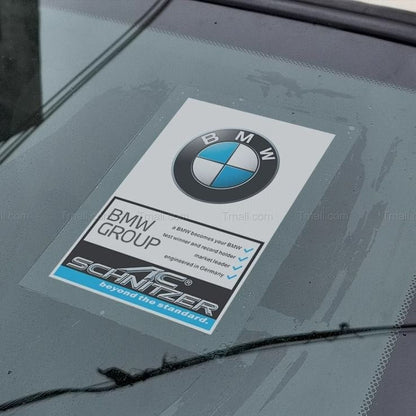 Декоративен стикер за предно стъкло – BMW / Mercedes-Benz / Audi / Volkswagen