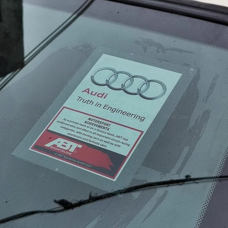 Декоративен стикер за предно стъкло – BMW / Mercedes-Benz / Audi / Volkswagen