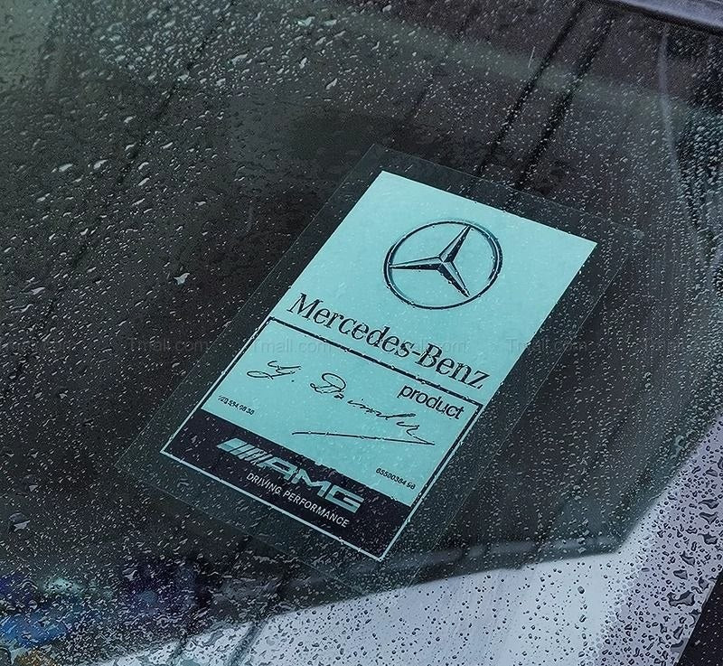 Декоративен стикер за предно стъкло – BMW / Mercedes-Benz / Audi / Volkswagen