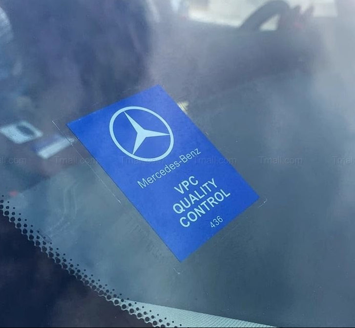 Декоративен стикер за предно стъкло – BMW / Mercedes-Benz / Audi / Volkswagen