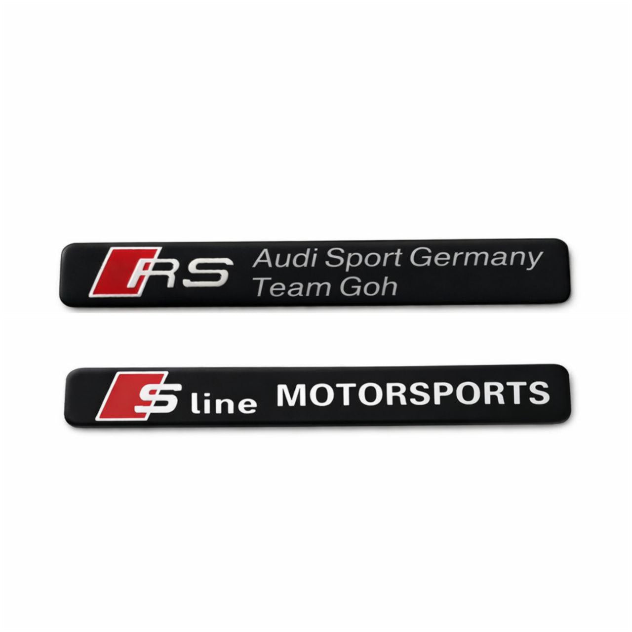 Audi RS Sport Germany метална емблема 10.7×1.3 см