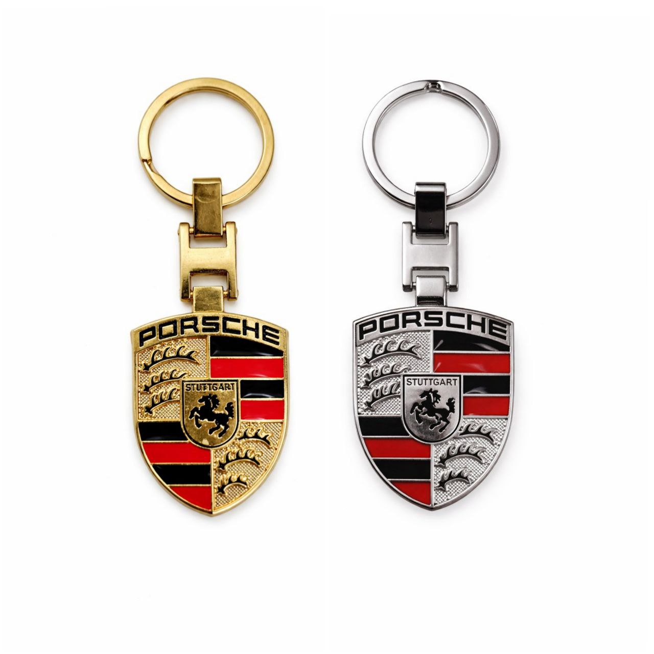 Porsche Ключодържател От Неръждаема Стомана