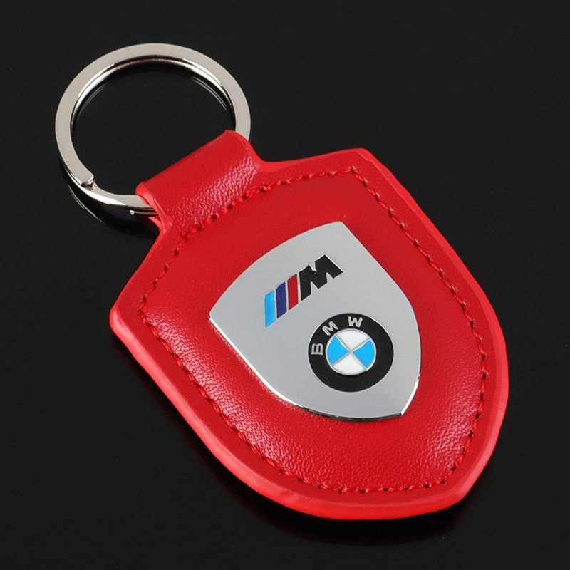 Ключодържател BMW M с метална емблема – черен или червен