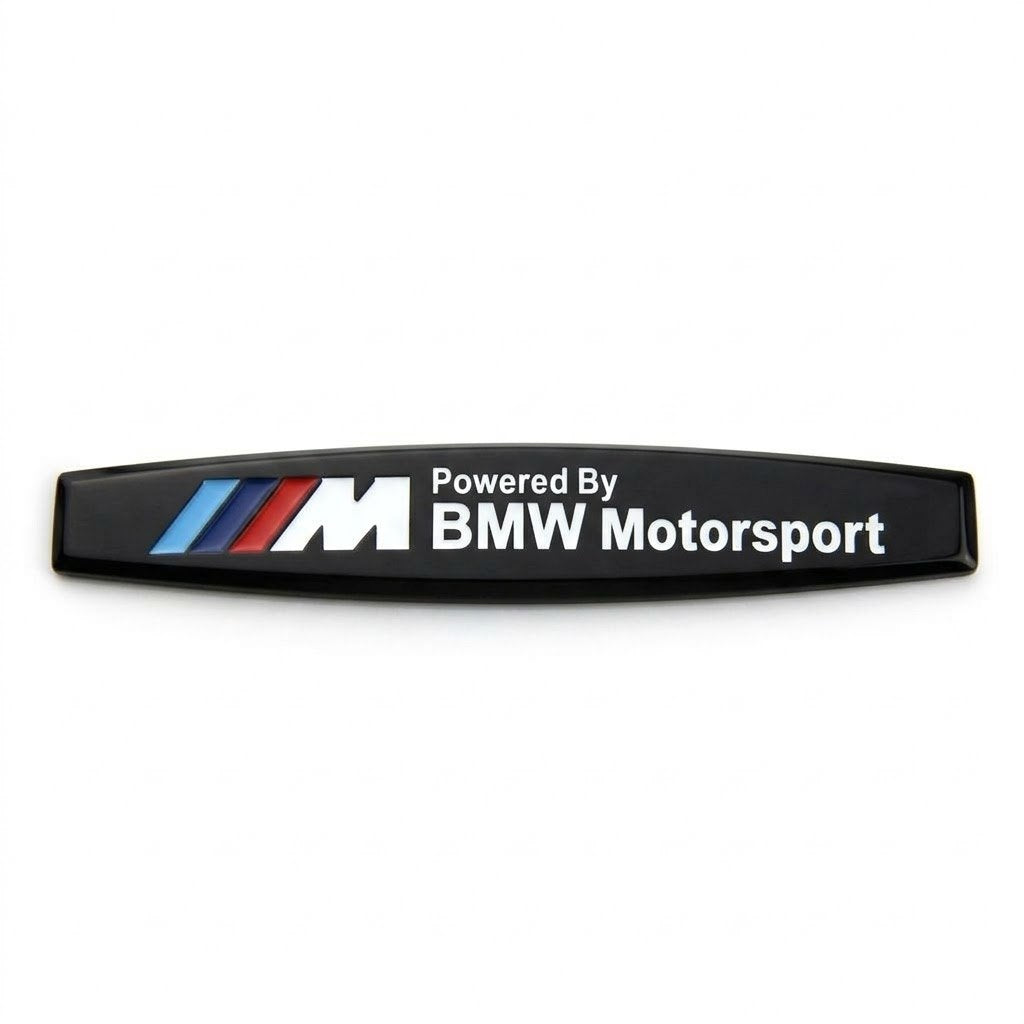 Метална емблема BMW M Motorsport – Powered by BMW Motorsport