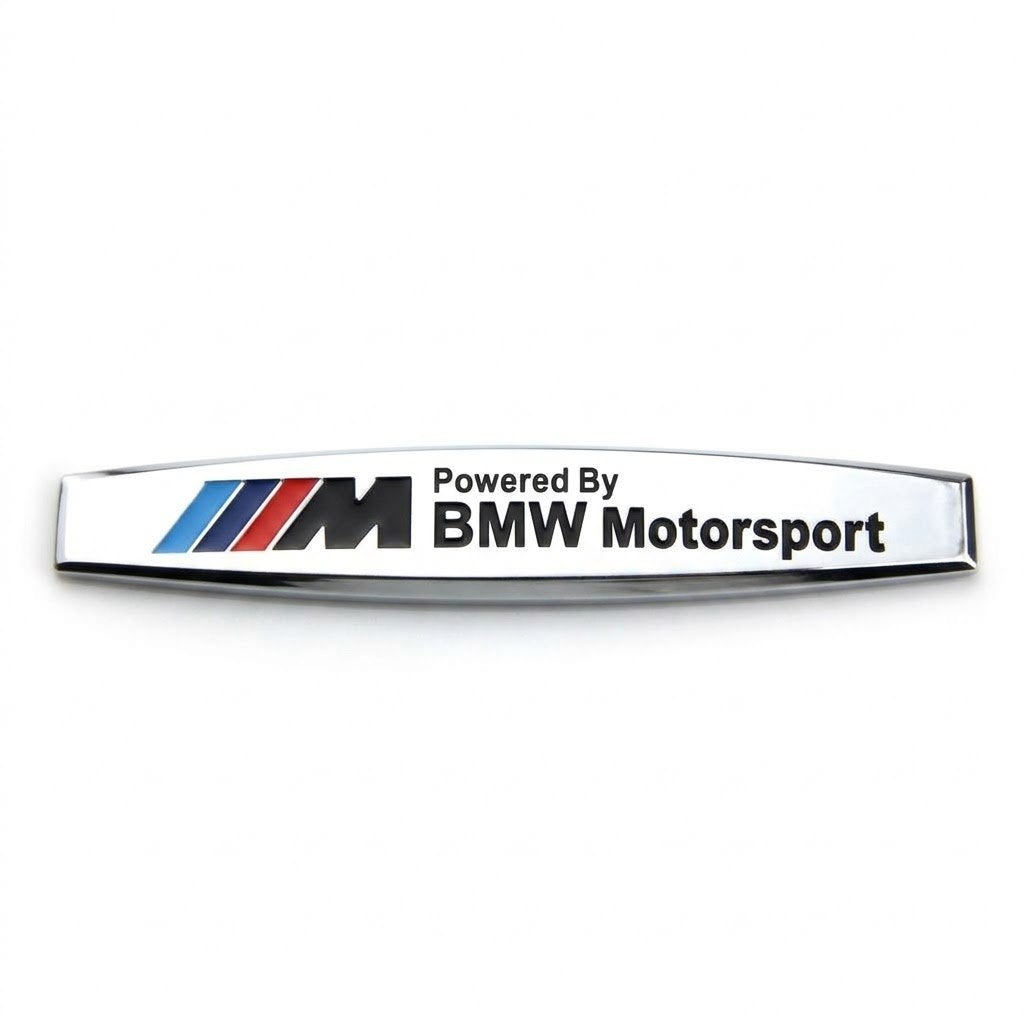 Метална емблема BMW M Motorsport – Powered by BMW Motorsport