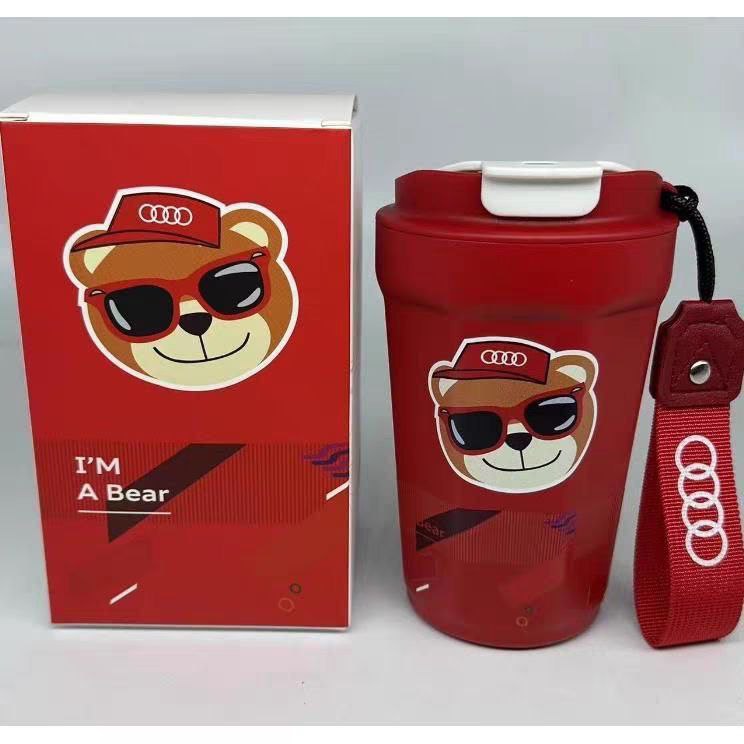 Метална бутилка / чаша за вода Audi – Премиум дизайн с лого